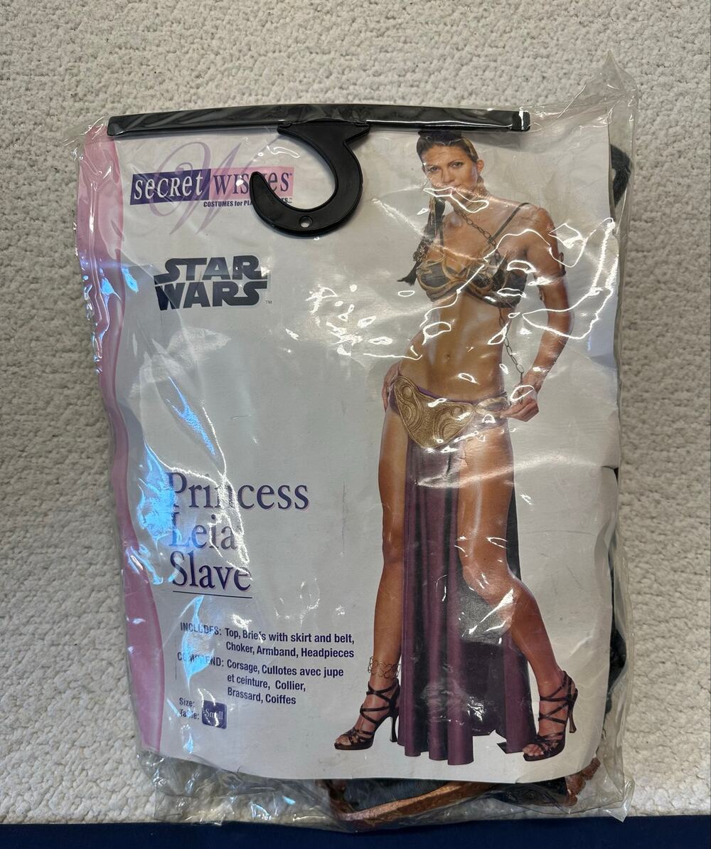 Secret Wishes Star Wars Princess Leia Slave Costume Small Petite